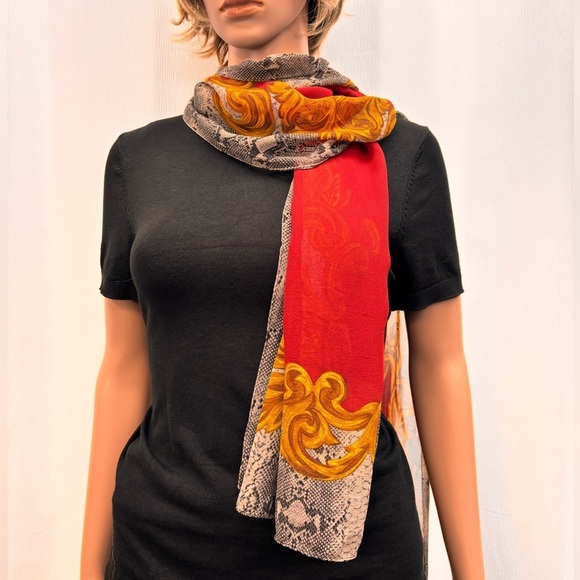 Ralph Lauren vintage baroque silk wrap - Picture 8 of 17